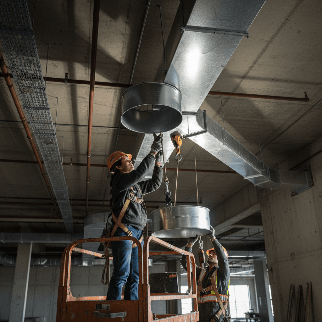 HVAC system installation
